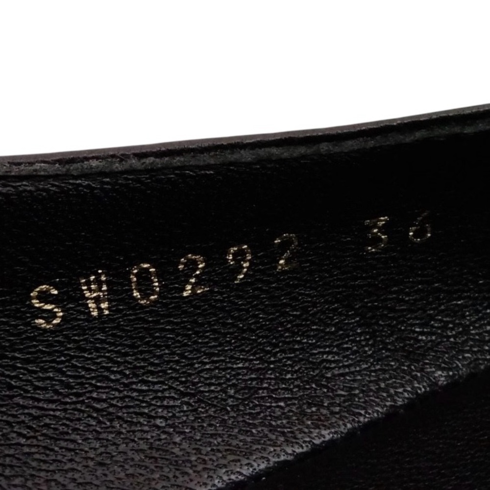 ✨🛍️ Louis Vuitton Popi Line Monogram and Black Leather Ballet Shoes - Picture 7 of 8